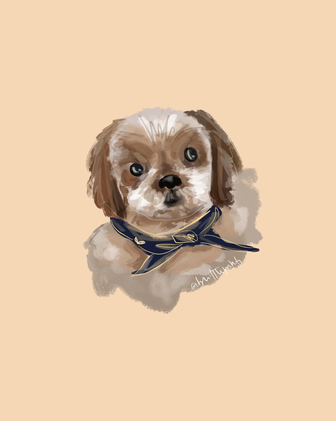 Custom Portrait Illustration Print 4x6" & 2 Diecut Stickers – Personalized Hand-Drawn Art Gift for Weddings, Anniversaries, or Home Décor