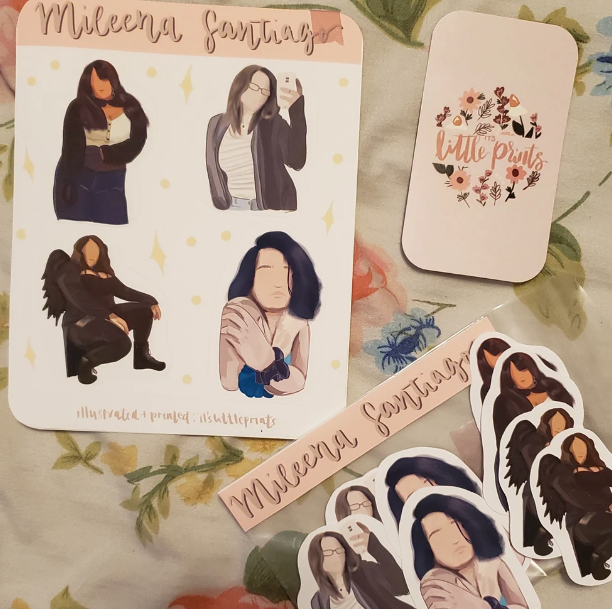 Customised Self Sticker Sheet 4x6" – Turn Your Photos into illustrated Personalized Stickers for Planners, Bullet Journals, and Scrapbooks